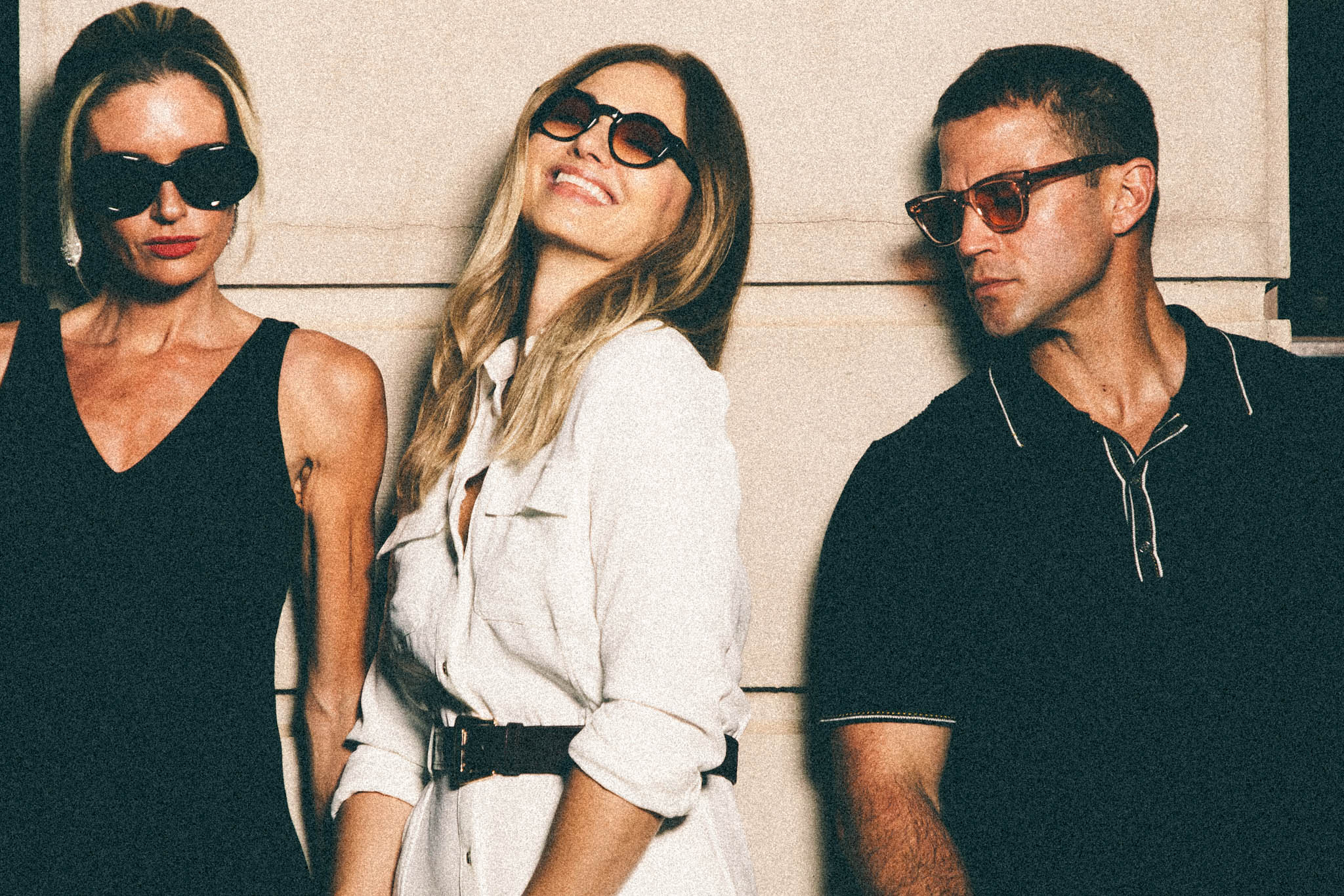 Jupiter Square Sunglasses in Black with Grey Lens | J. Goldin